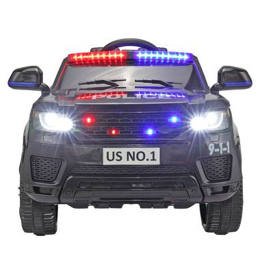 Kids driving 2024 police car